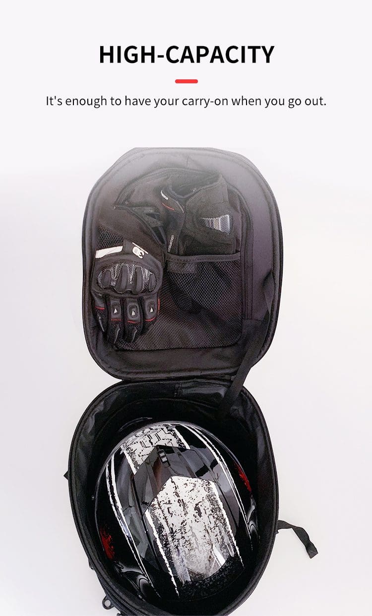 motorcycle tail bags detailed drawing