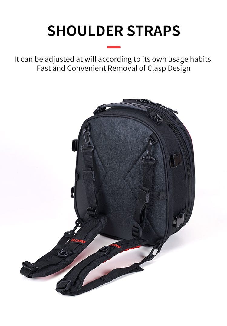 motorcycle tail bags detailed drawing